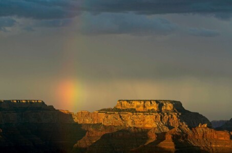 Rainbow over the Grand Canyon